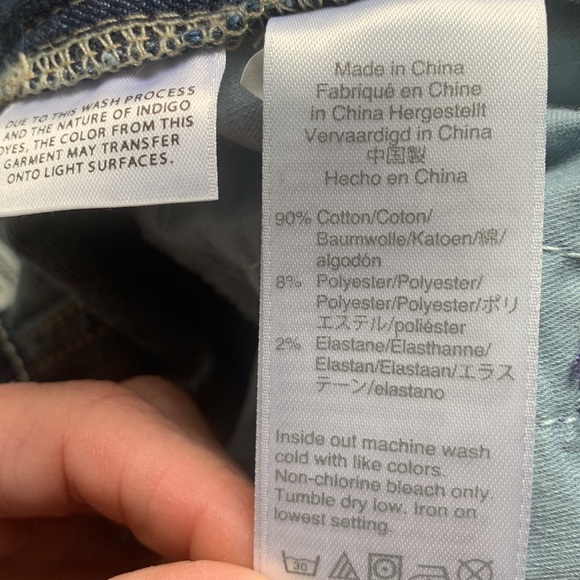 J. Crew Vintage Straight Jeans Velvet Tuxedo Striped High Waist Denim Sz 26P - Picture 13 of 13